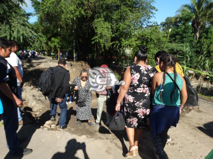 Atiende SIOP zona afectada por Frente Frío 10, en localidad de Santa Cruz Hidalgo