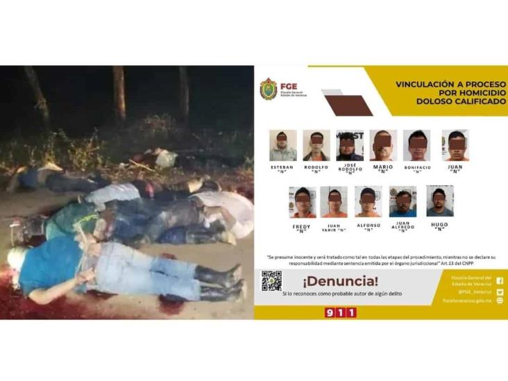 Procesan a 12 responsables de masacre en Las Choapas