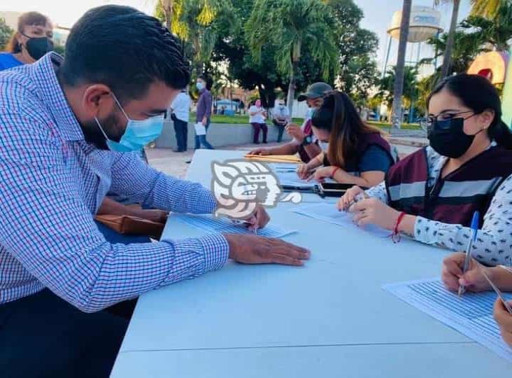 Más de mil firmas recabadas para Revocación de Mandato en Cardel