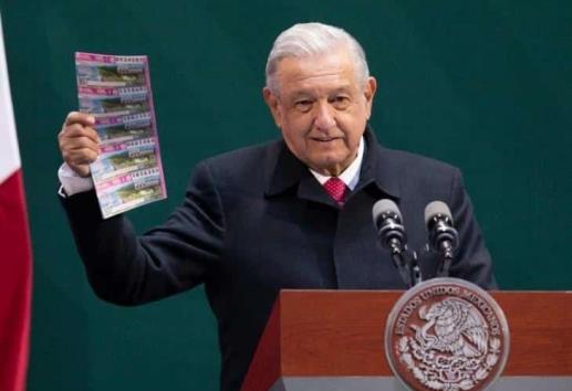 AMLO invita a comprar cachitos, para el sorteo del 5 de diciembre