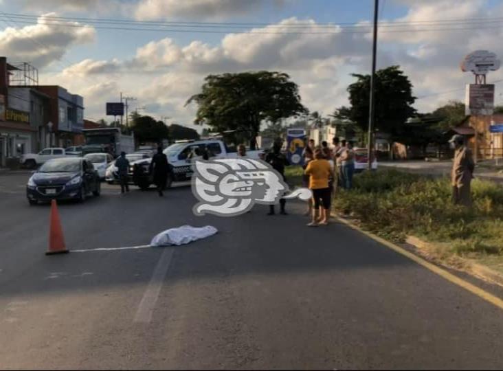 Atropellan a mujer en calles de Veracruz