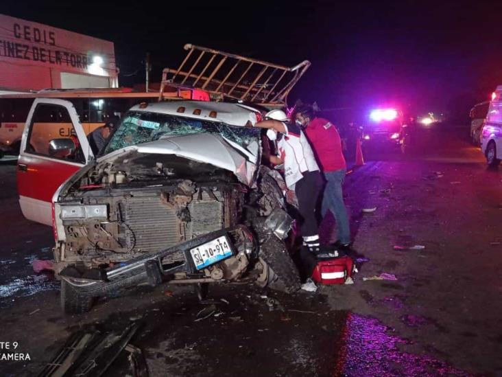 Fuerte percance deja una persona prensada en Martinez de la Torre