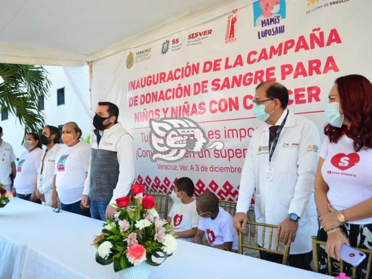 Arranca Sangretón en Hospital Infantil de Veracruz