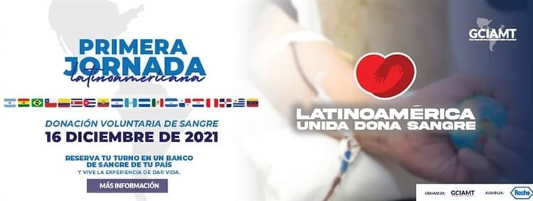 Invitan a Jornada Latinoamericana de Donación de Sangre el 16 de diciembre