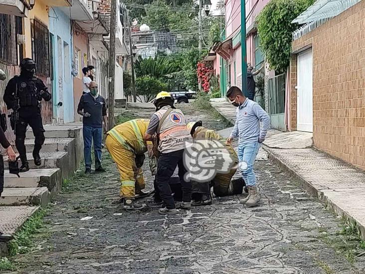 Explosión por gas en colonia de Xalapa; 3 mujeres heridas