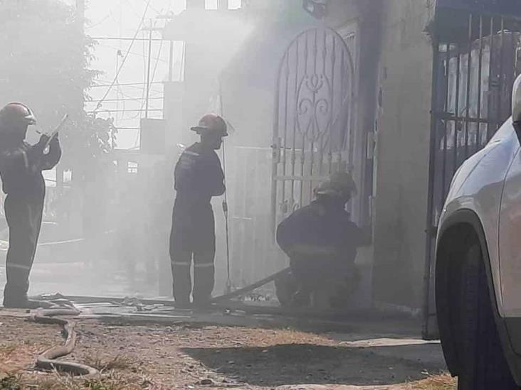 Se incendia vivienda en colonia Las Brisas