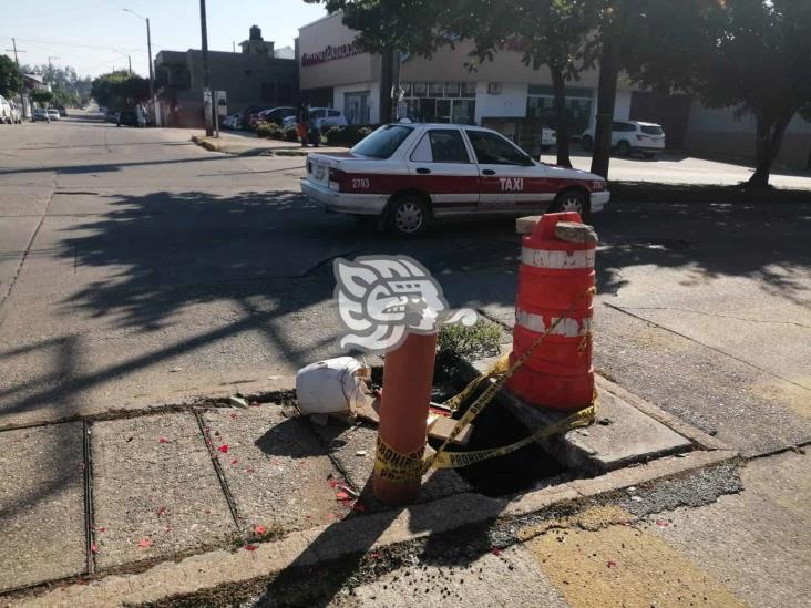 Aguas negras, hundimientos y hoyancos en la Benito Juárez Norte