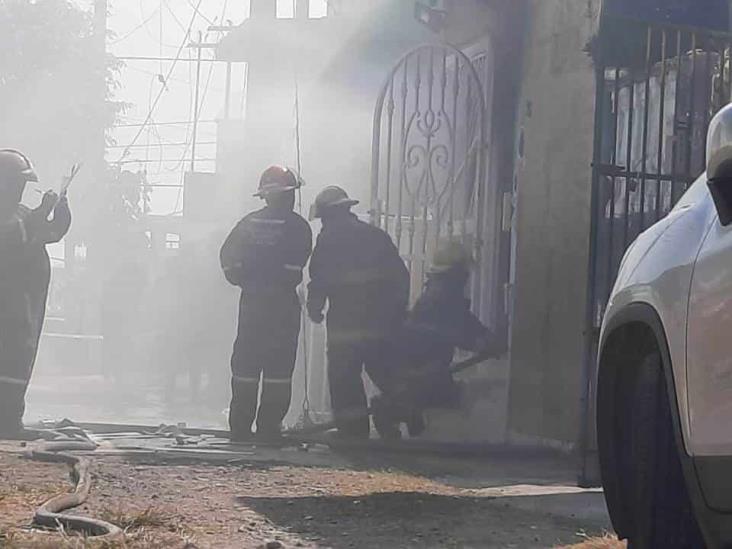 Se incendia vivienda en colonia Las Brisas