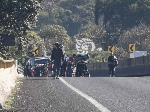 Policías resguardan a 17 migrantes en Orizaba; los trasladan a estación migratoria