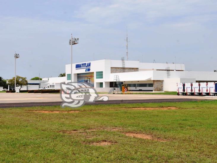 Aeropuerto de Minatitlán cierra el 2021 con 80% de recuperación