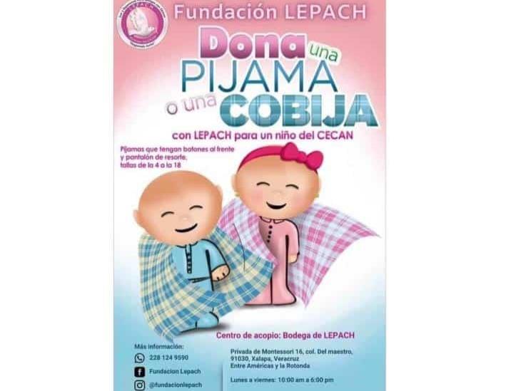 Invita Lepach a donar pijamas para pacientes del Cecan