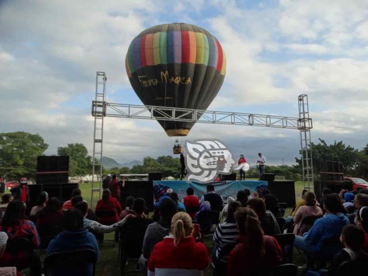 Primer festival del globo en Misantla, todo un éxito