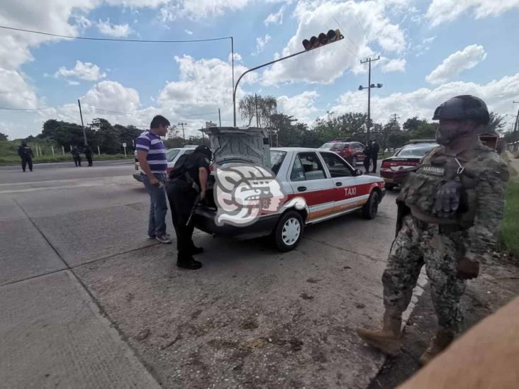 Infraccionan al menos 10 en operativo cero tolerancia de Nanchital 