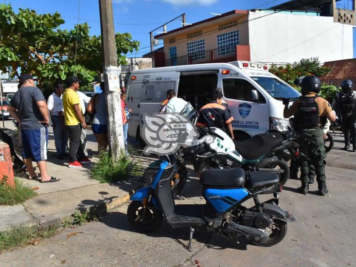 Dos choques en Acayucan y Oluta; dos heridos