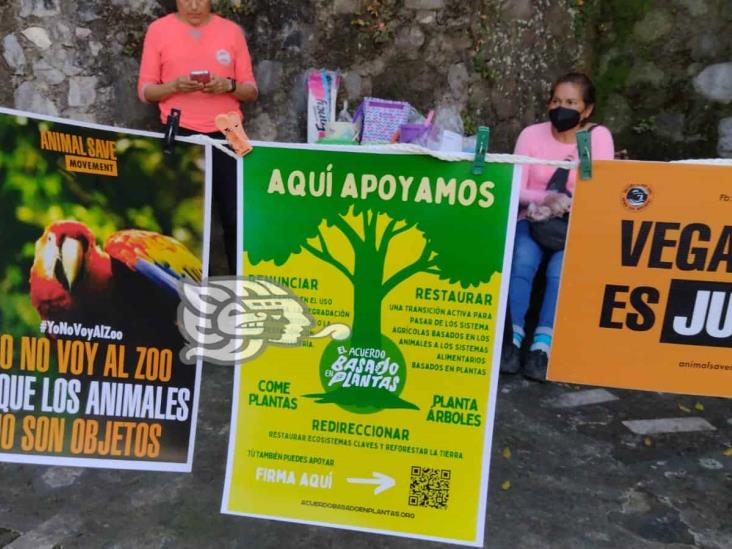 Protestan contra cautiverio de especies en Orizaba