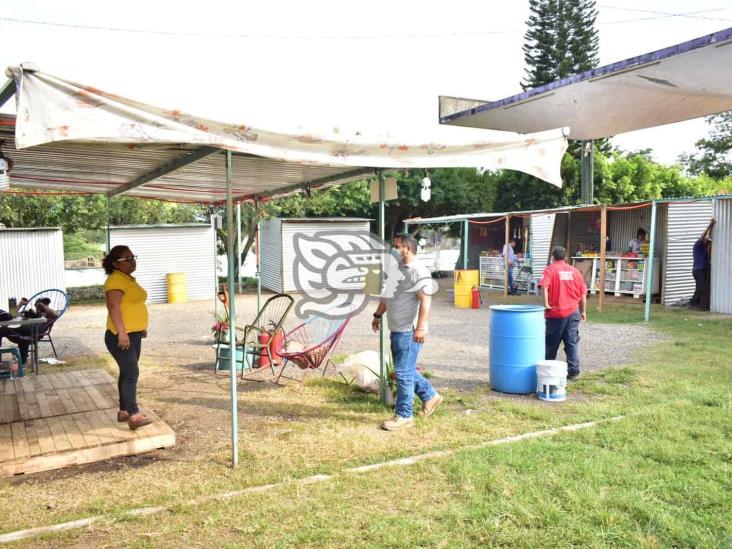 Inspecciona PC recinto de venta de cohetes en Acayucan