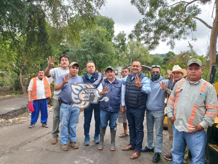 Con apoyo ciudadano, alcalde electo de Misantla rehabilita paso a Martínez