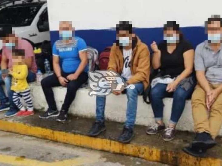 Resguarda SSP a 14 migrantes en Coatzacoalcos y Hueyapan