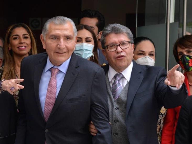 Monreal  aboga ante Adán Augusto López por presos políticos de Veracruz