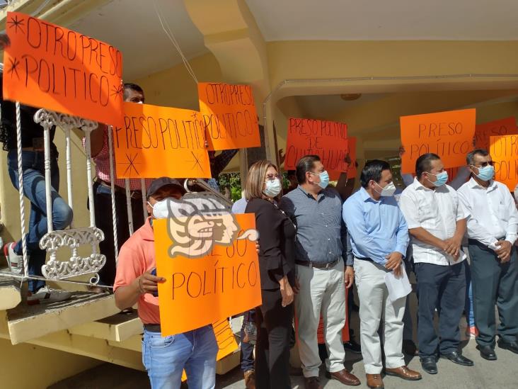 Con protesta, militantes de MC exigen liberación de José Manuel