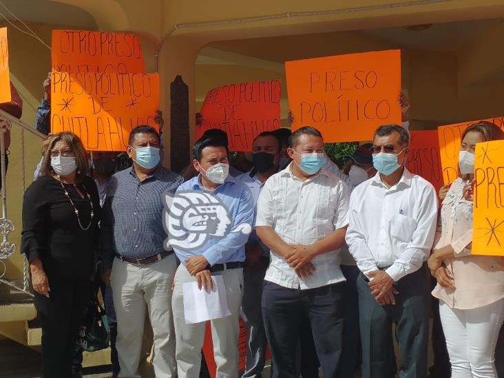 Con protesta, militantes de MC exigen liberación de José Manuel