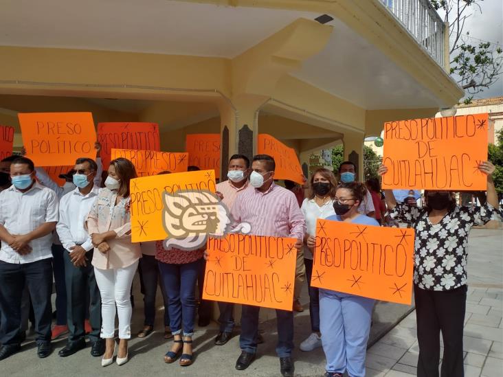 Con protesta, militantes de MC exigen liberación de José Manuel