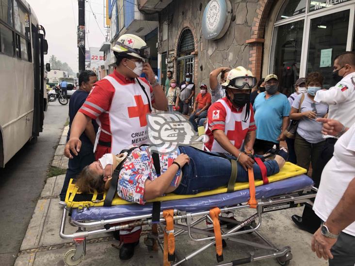 Accidente de autobús Norte-Sur deja tres heridos