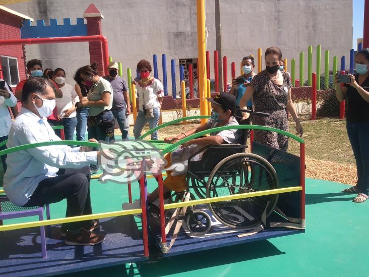 Inauguran en Coatzacoalcos el Parque Infantil Inclusivo Playa Sol