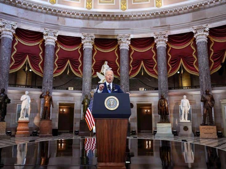 Asalto a Capitolio de EE. UU. fue una insurrección armada: Biden a un año de ataque
