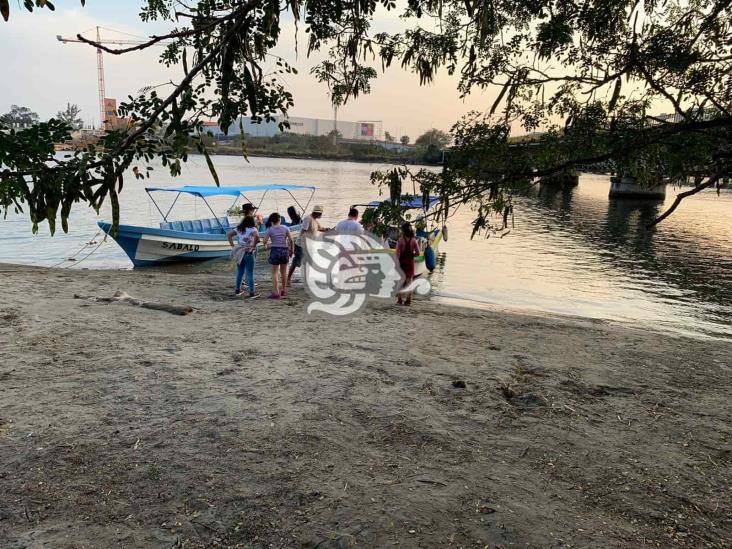 Nueva playa en malecón de Boca del Río