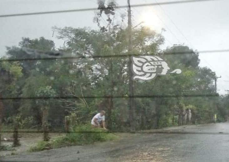 FF 21 deja inundaciones en comunidades de Misantla