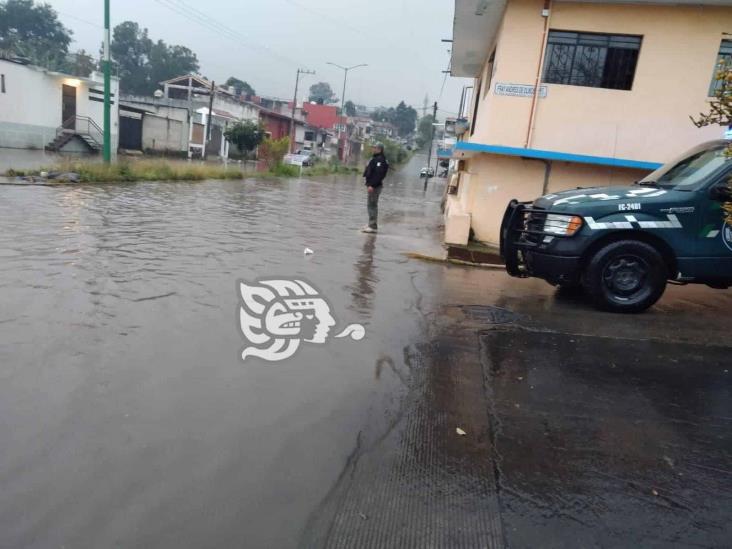 Lluvia provoca inundaciones este jueves en Xalapa; SSP activa Plan Tajín