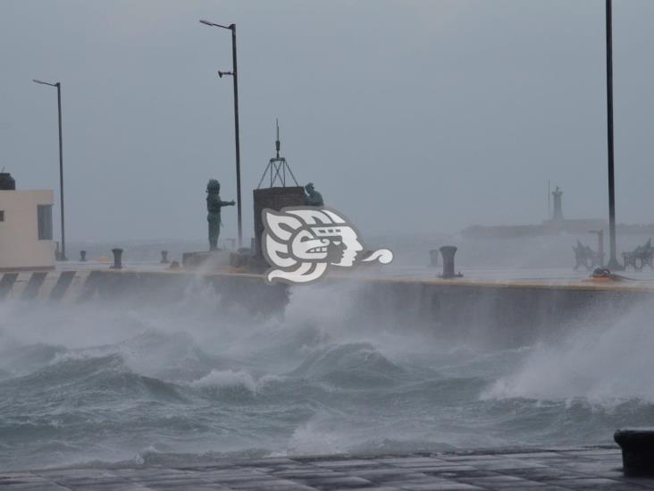 Prevalecerá tiempo estable en puerto de Veracruz; jueves nuevo frente frío