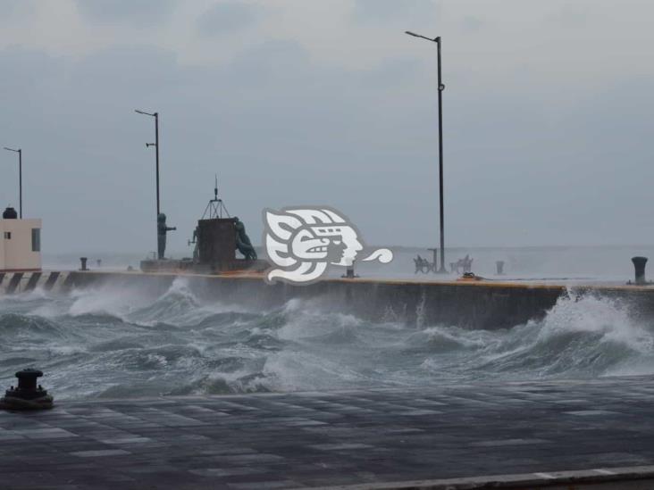 Prevén condiciones de lluvias y evento de norte con rachas fuertes a muy fuertes en Veracruz