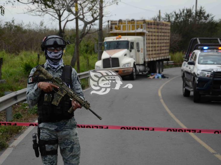 Muere motociclista tras derrapar en carretera estatal Veracruz-Soledad de Doblado