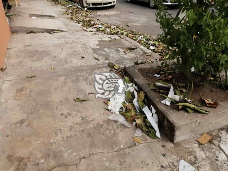 Paso de frente frío deja repleta de basura la zona conurbada