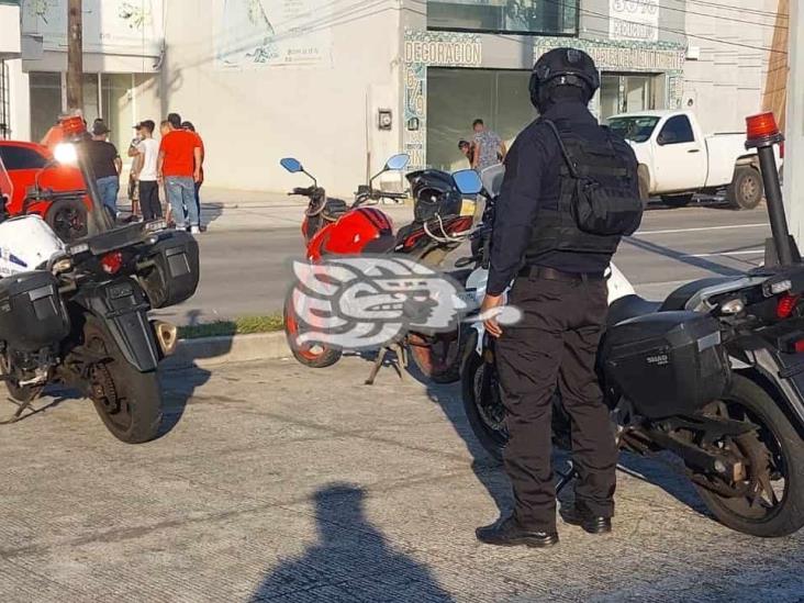 Reportan motocicleta robada en Boca del Río