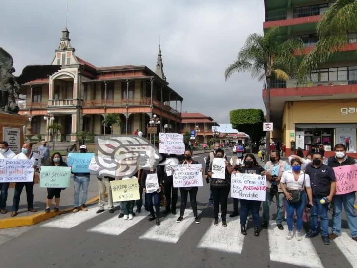 Comunicadores de Orizaba y Córdoba exigen justicia tras asesinato de periodistas