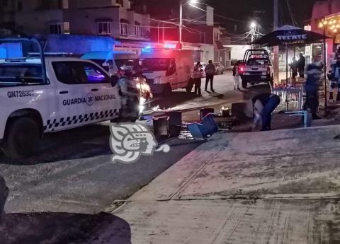 Baleado en negocio de alitas en Coatzacoalcos; muere en el hospital