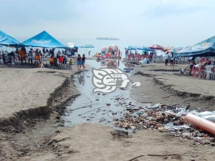 Cada año aumenta la cantidad de basura en playas de Veracruz
