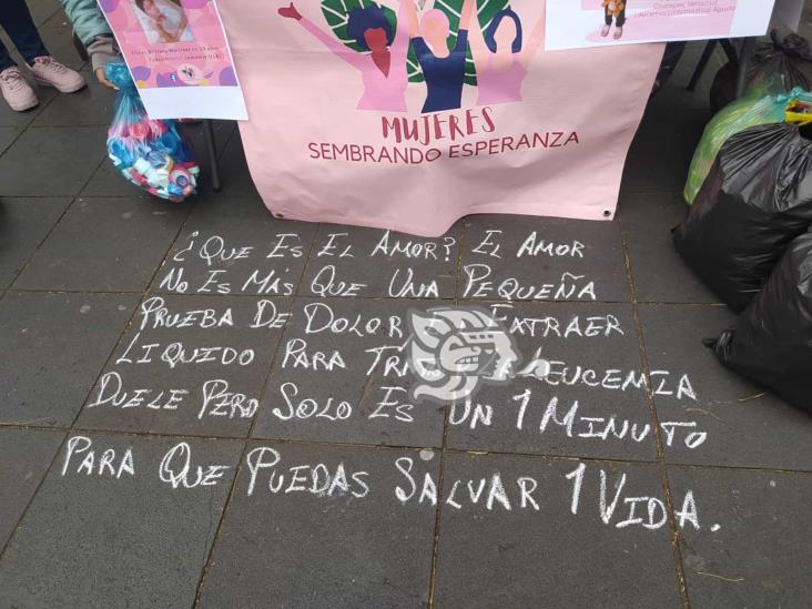 En Xalapa, reúnen tapitas para ayudar a Britanny y Aitana; padecen cáncer