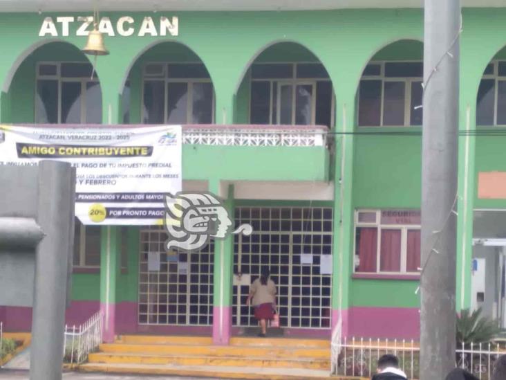 Sin notificaciones para reinstalar a trabajadores del municipio en Atzacan, señalan