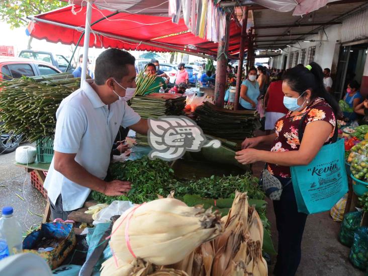 En Coatzacoalcos, al alza insumos para la preparación de tamales