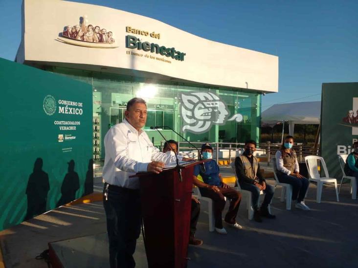 Apertura de sucursal del Banco Bienestar en el poniente de Coatzacoalcos
