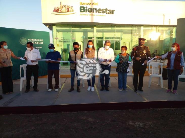 Apertura de sucursal del Banco Bienestar en el poniente de Coatzacoalcos