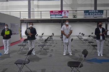 Abrirá IMSS en Xalapa Módulo de Atención Respiratoria en Gimnasio Omega