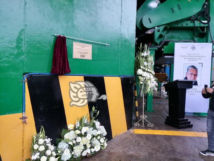 Rinden homenaje póstumo a exdirector de Servicios Municipales de Orizaba