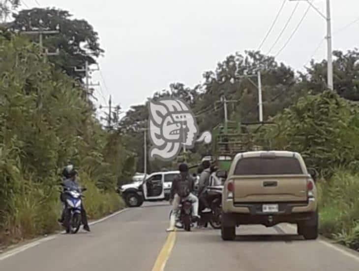 Enfrentamiento durante operativo en Chinameca; un baleado y tres detenidos