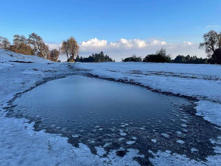 No paran las nevadas en el Cofre de Perote; registra ya la sexta