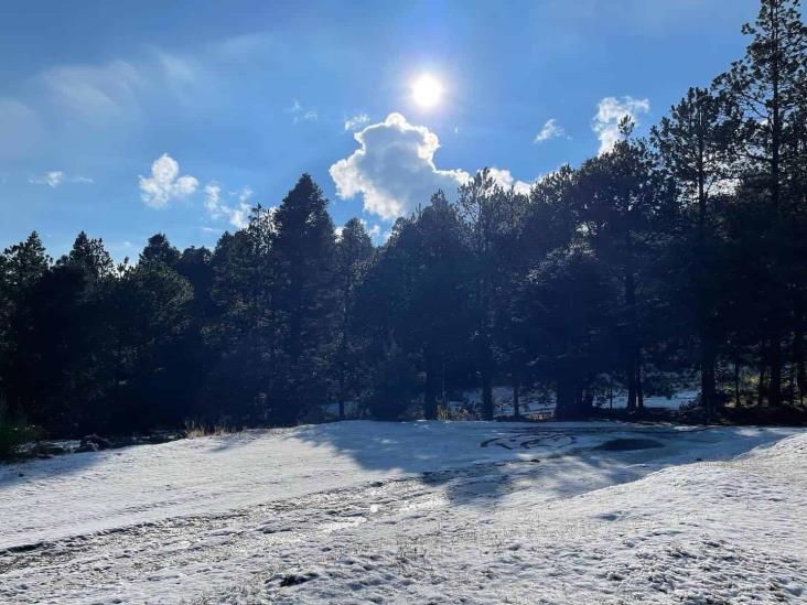 No paran las nevadas en el Cofre de Perote; registra ya la sexta